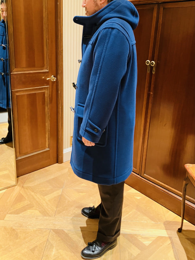 INVERTERE × BEAMS F / 別注 ヘリンボーン ダッフルコートのご紹介①