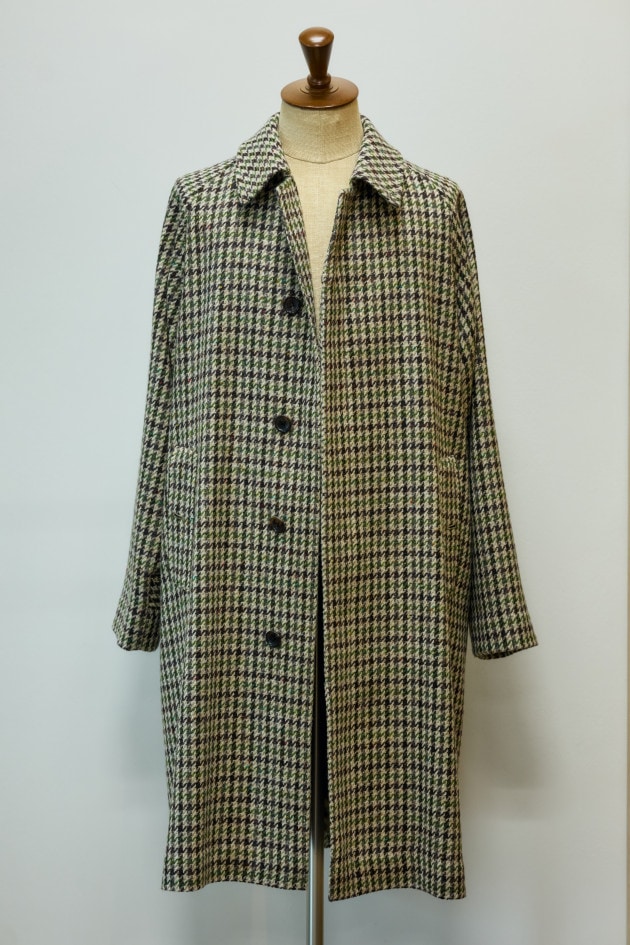 先見せエーダブ〜〈BEAMS F〉ガンクラブチェック バルカラーコート