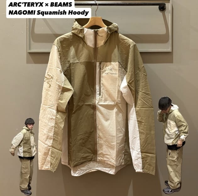 10/24(木)店頭販売スタート、BEAMS 別注 ARC'TERYX NAGOMI Squamish