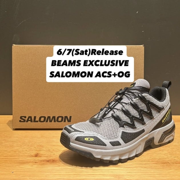6/7(土)発売、BEAMS EXCLUSIVE SALOMON ACS+OG】｜ビームス 大宮｜BEAMS