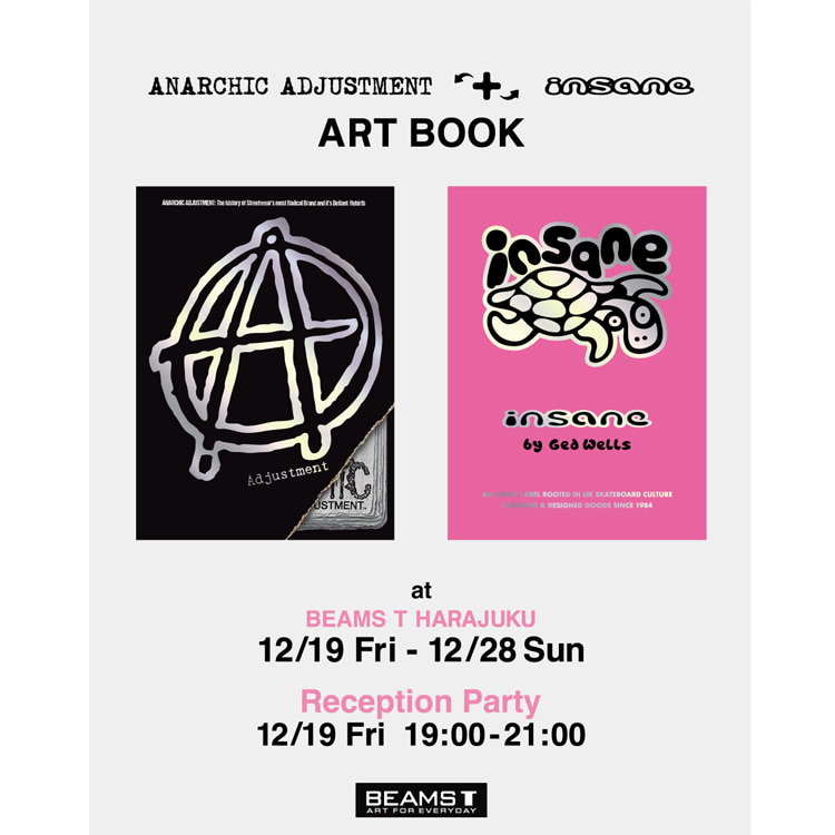 イギリス・ストリートカルチャーを象徴する〈insane〉と〈ANARCHIC