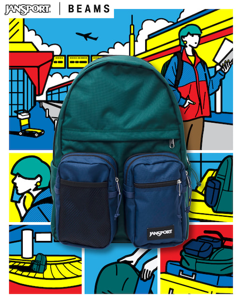 JANSPORT × BEAMS〉 3WAY仕様の多機能バックパック『Bags Pack』を