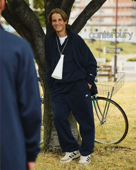 SSZ〉とラグビー日本代表のオフィシャルパートナーの〈canterbury〉が