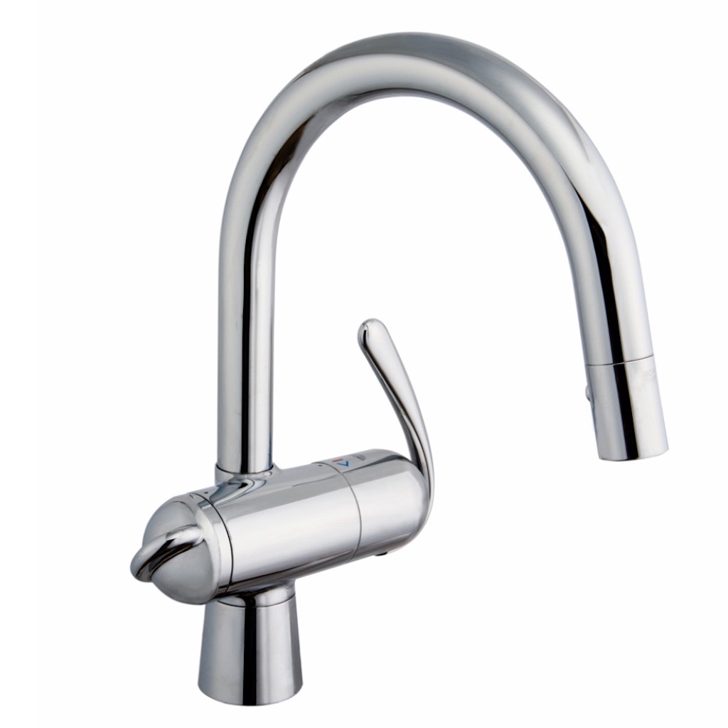 キッチンの浄水器はグローエの ”クリンスイ製” 使用感と水の出方