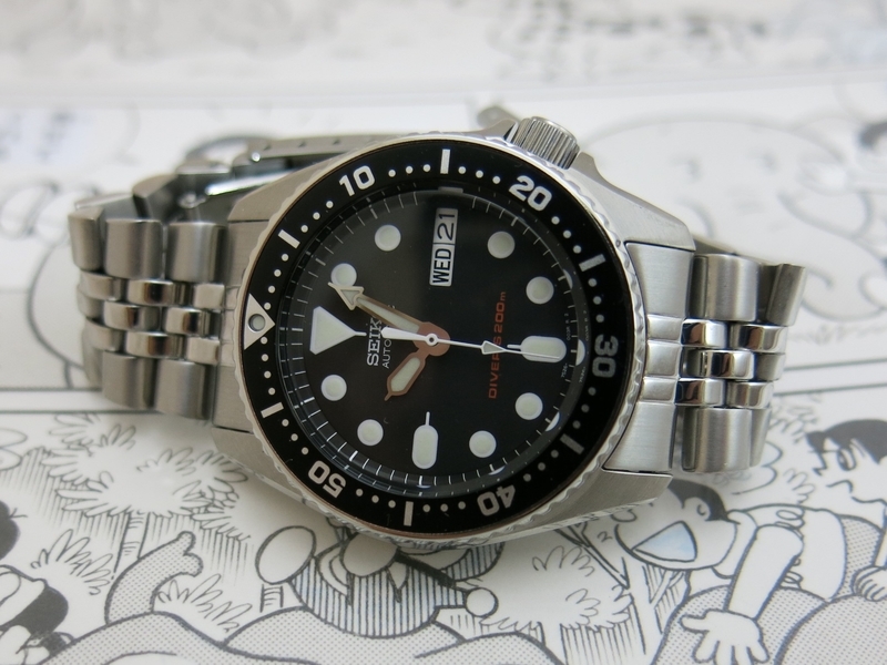 SEIKO 7S26-0030 SKX013K2 black boy, boy's（レビューその1