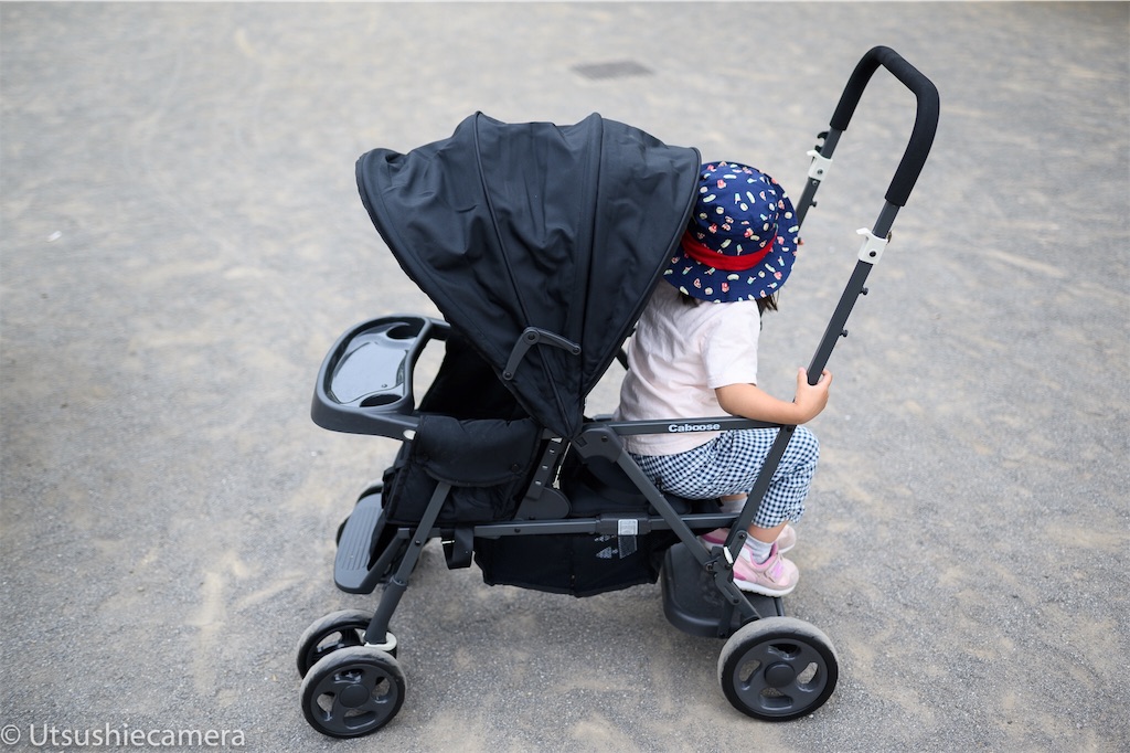 二人乗りベビーカー購入。joovy Caboose Graphite - ウツシエカメラ