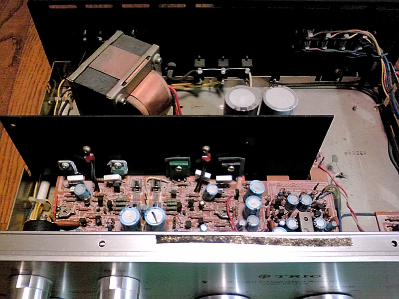 TRIO KA-3100 古～いアンプの修理 - mosukeのオーディオ