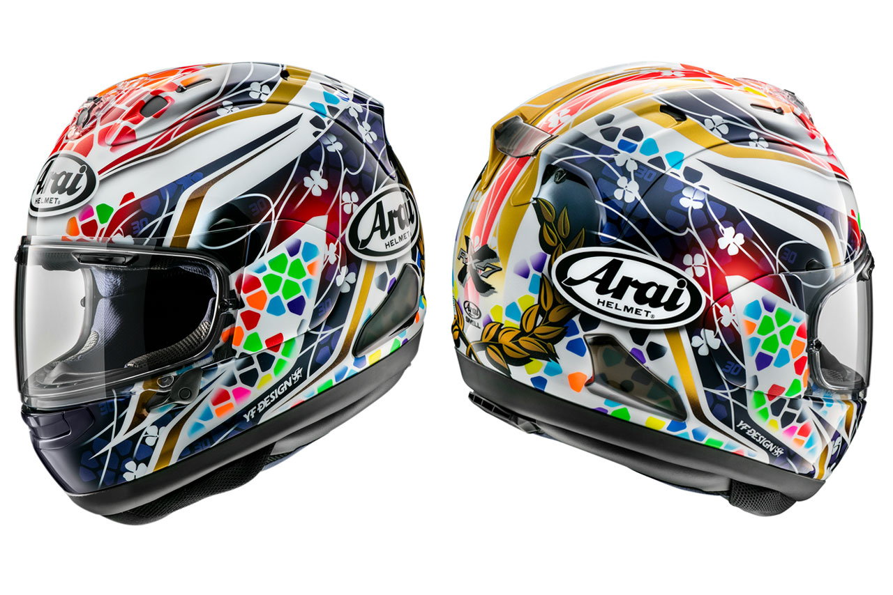 アライ、中上貴晶がMotoGP日本GPで使用したRX-7Xのレプリカヘルメット