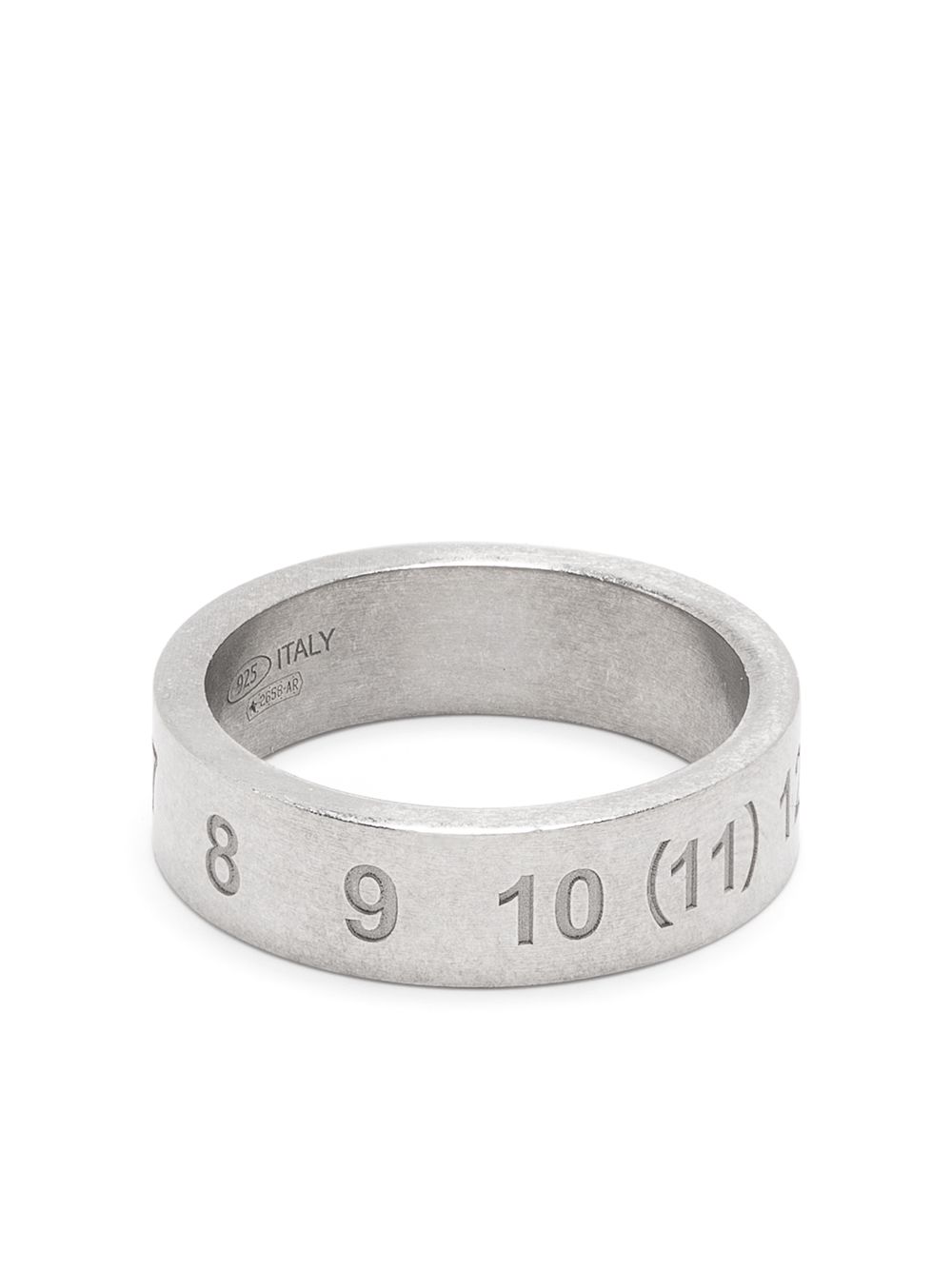 Maison Margiela Number Logo Ring | Silver | FARFETCH