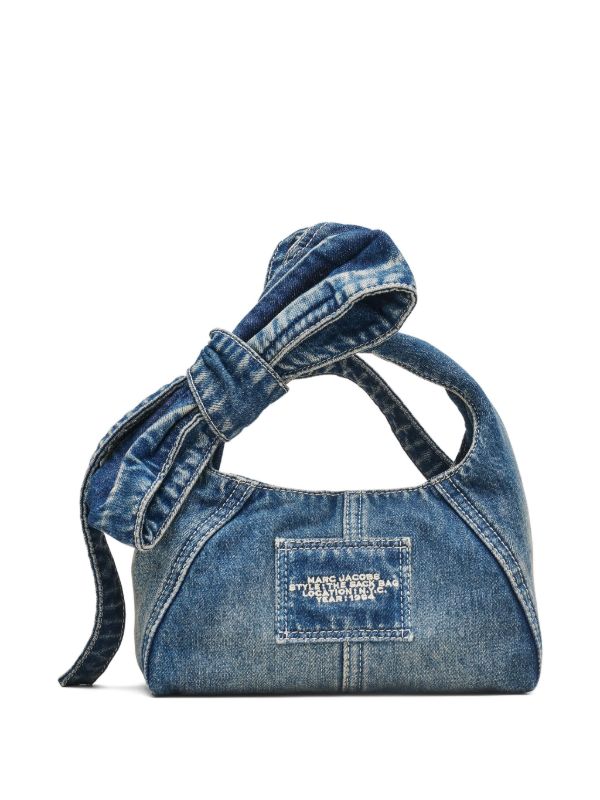 Marc Jacobs The Bow Mini Sack Bag | Blue | FARFETCH