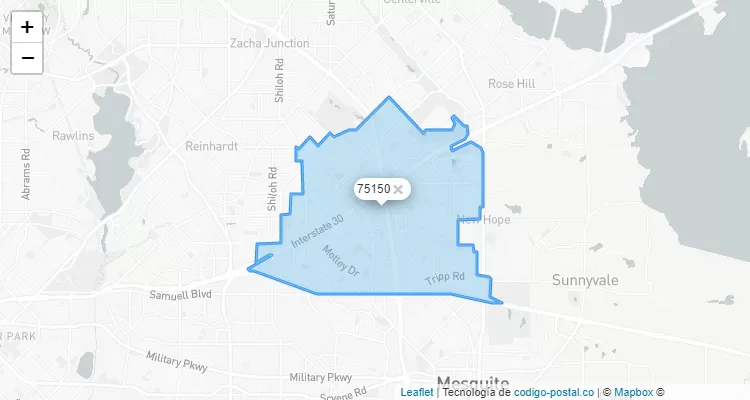 75150 ZIP Code - United States