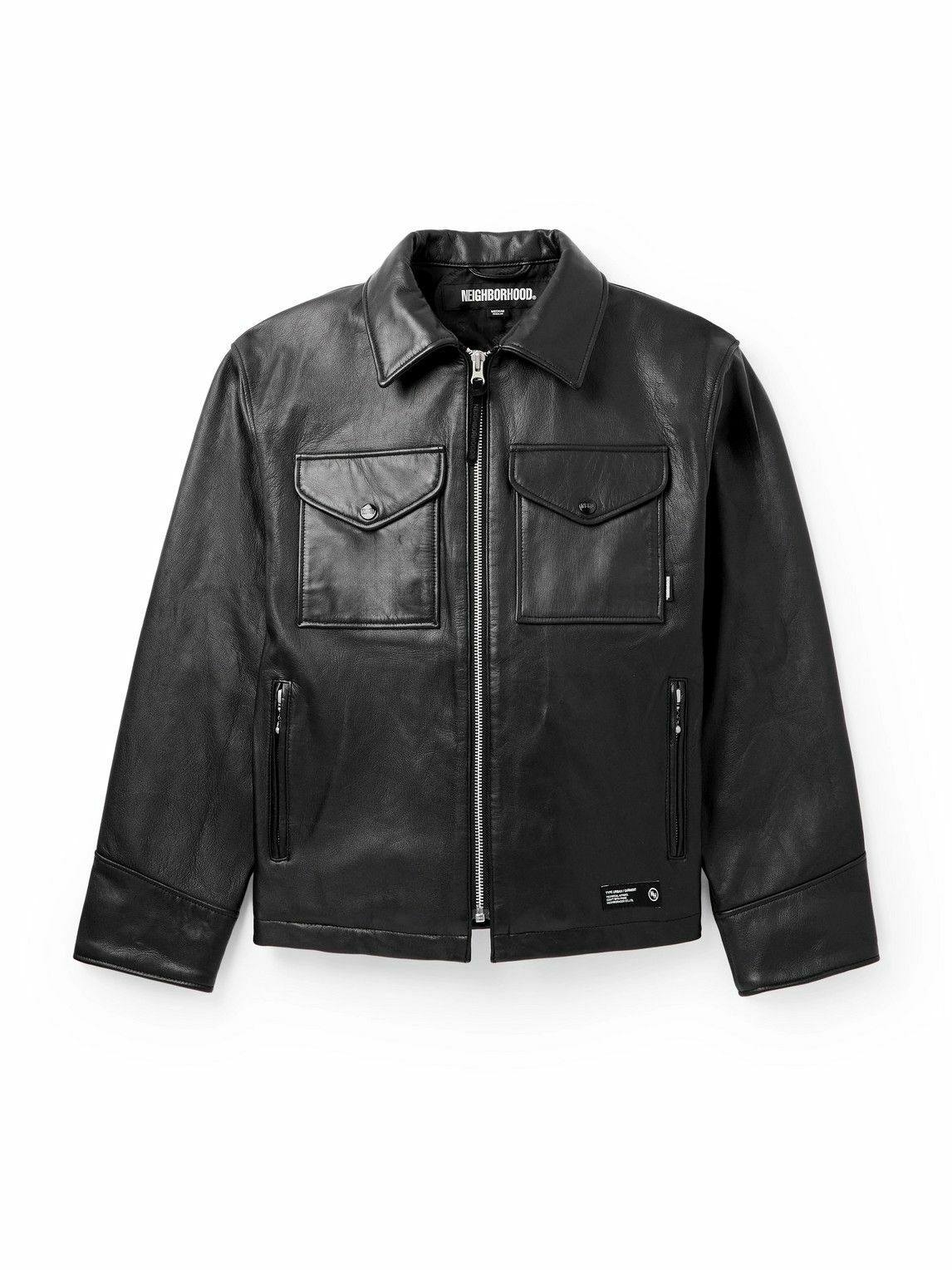 Neighborhood - PM Leather Jacket - Brown Neighborhood