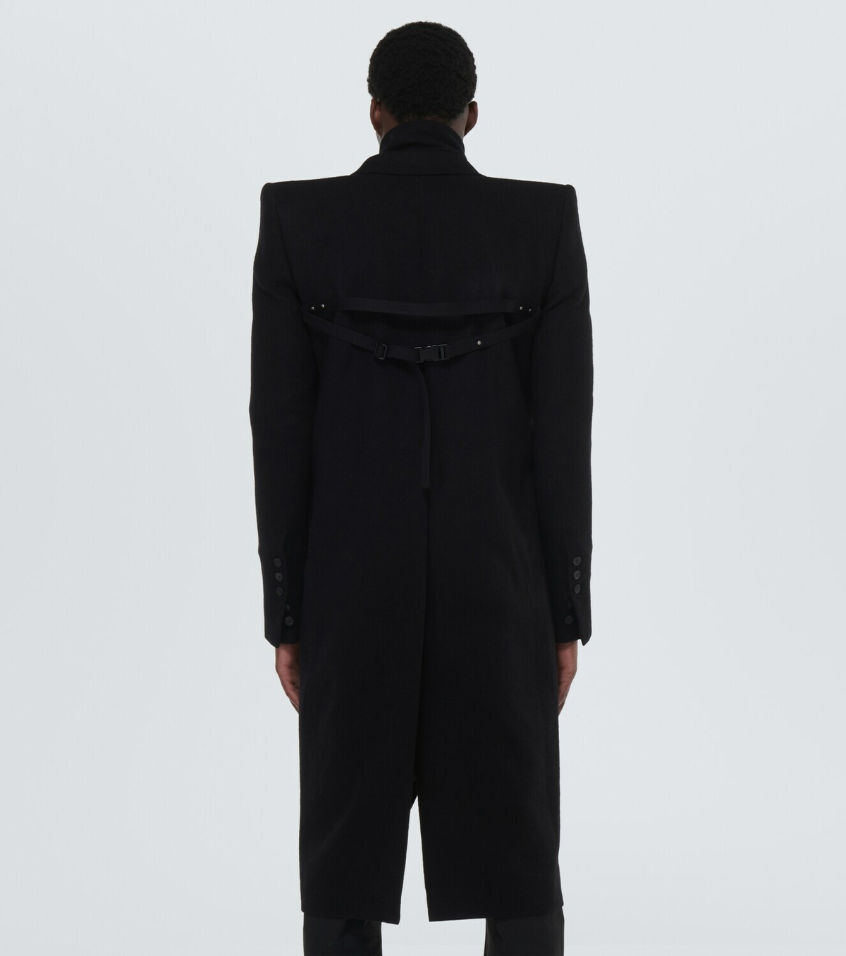 Rick Owens Fogpocket Neue virgin wool coat Rick Owens