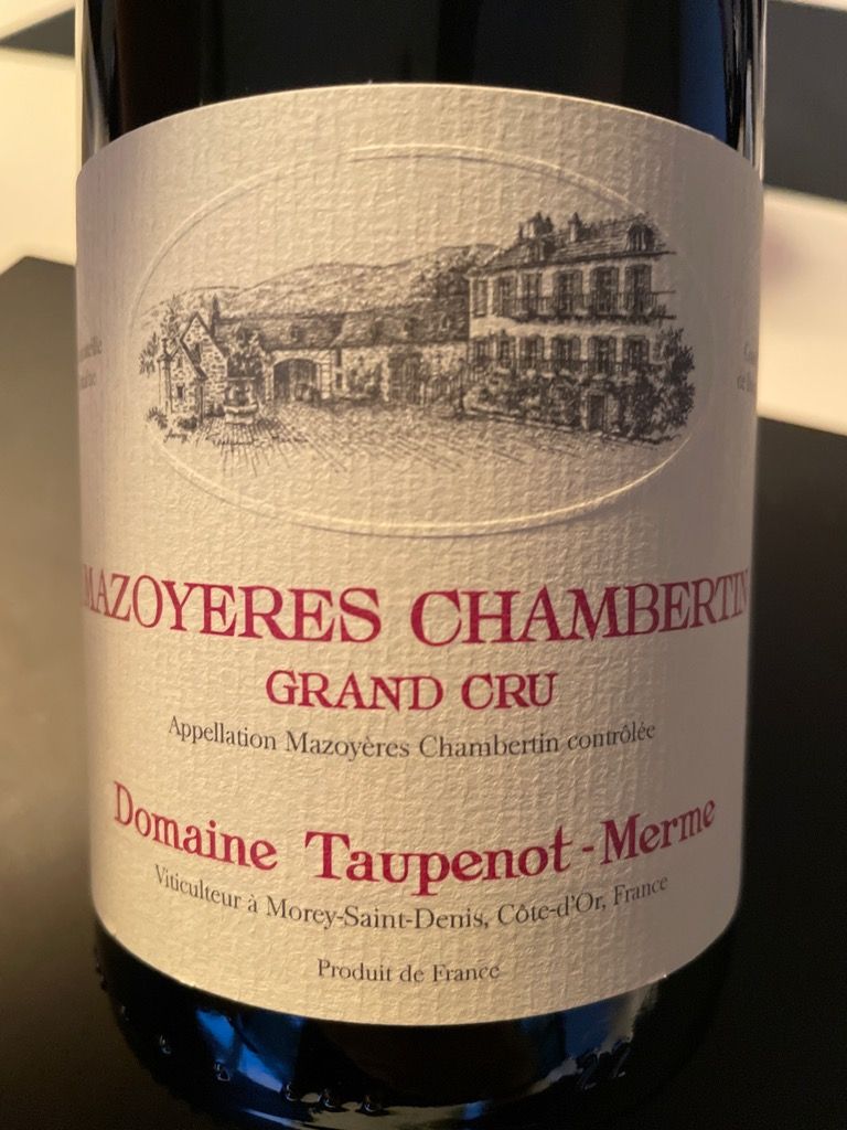 2020 Domaine Taupenot-Merme Mazoyères-Chambertin - CellarTracker