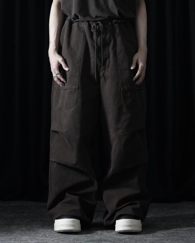 A.F ARTEFACT FLAP-DETAIL SLIM CARGO PANTS / HI-STRETCH DENIM