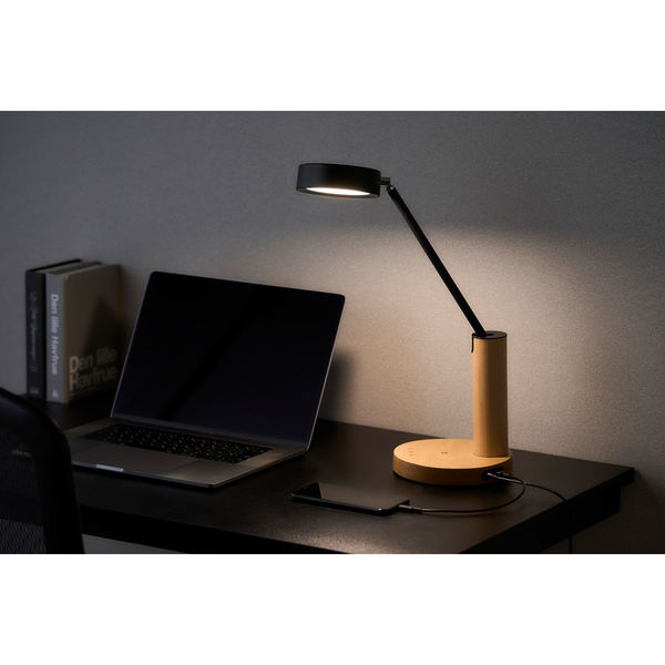 アイリスオーヤマ デスクライト Qi充電シリーズ 平置きタイプ 調光・調