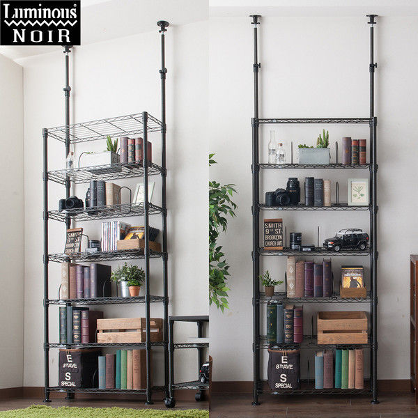 ルミナス ポール径25mm セット品 ノワールテンションラック7段