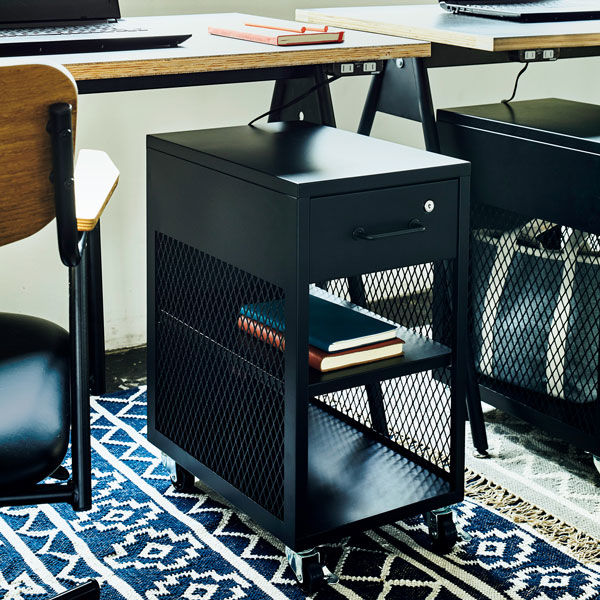 ジャーナルスタンダードファニチャー メッシュワゴン 幅300×奥行450×高