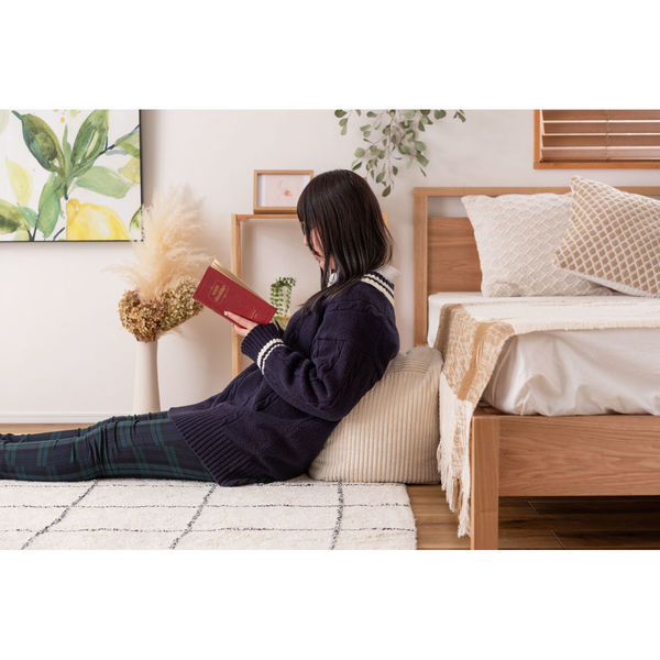 東谷 ROOM ESSENCE ミニビーズクッション ホワイト LSS-804WH 1個