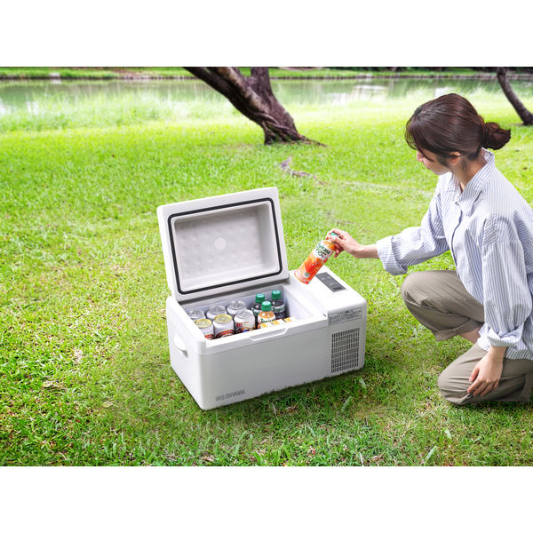 アイリスオーヤマ ポータブル冷蔵冷凍庫 20L IPD-2B-W 1台 - アスクル