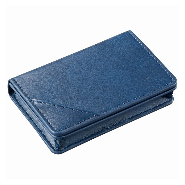 セキセイ 名刺入れ ネイビーブルー BP-5745-15 1セット(2冊)（直送品