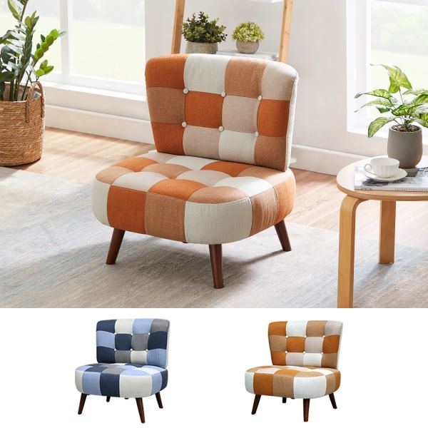 a.depeche 1人掛けソファ チェア ロースツール パッチワーク I029 a