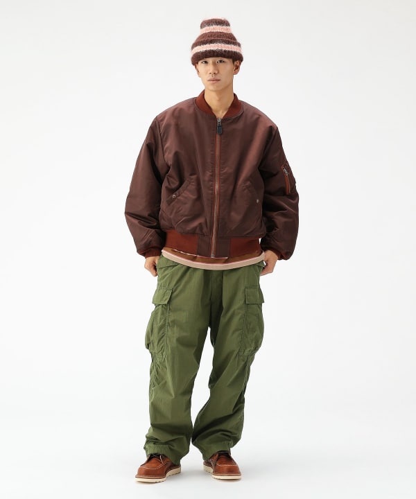 BEAMS寬鬆版 THERMOLITE® MA-1（防水）夾克衫，BEAMS BEAMS網有售