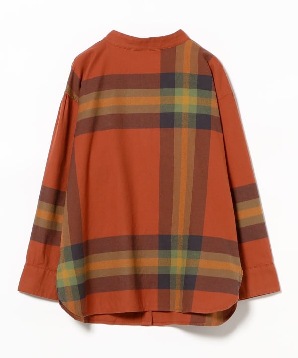 BEAMS BOY（ビームス ボーイ）ビッグ タータン バスク シャツ（シャツ