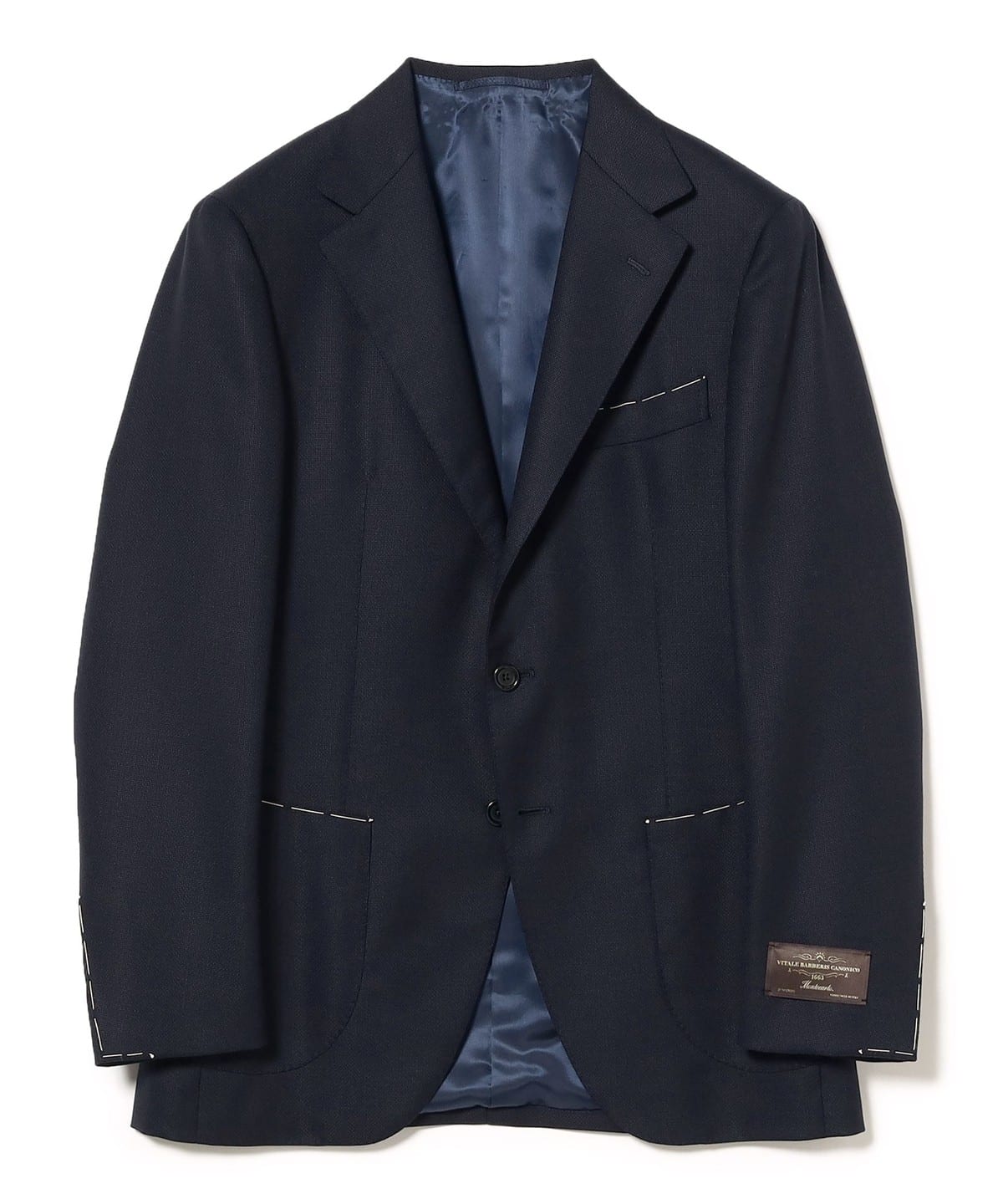 BEAMS F（ビームスF）CANONICO ウール ホップサック シングル