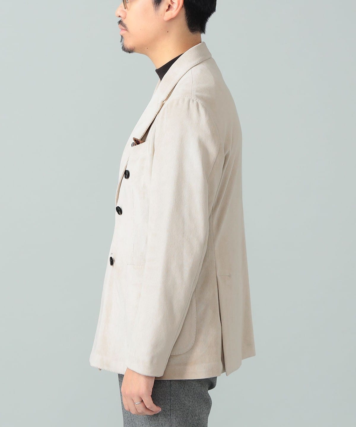 BEAMS F（ビームスF）【別注】Finjack / ポリエステル ジャージ ダブル