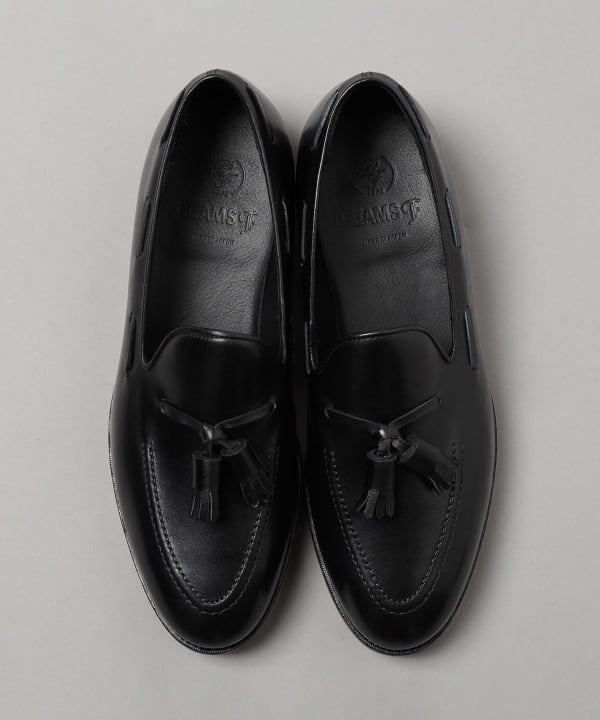 BEAMS F（ビームスF）カーフ タッセルローファー（シューズ ローファー