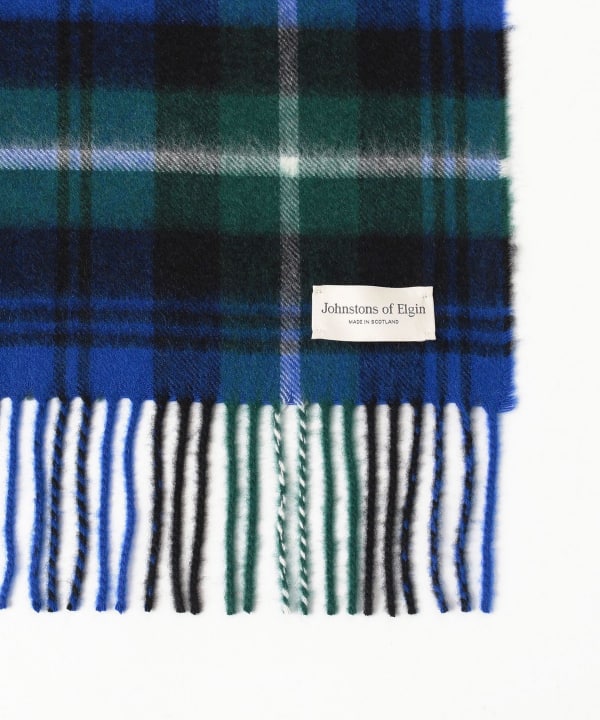 BEAMS F（ビームスF）Johnstons of Elgin / カシミヤ チェック