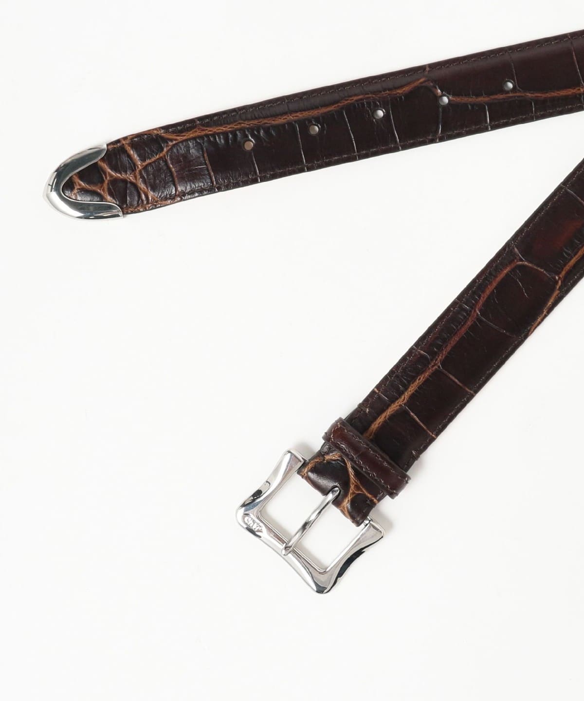 BEAMS F（ビームスF）【別注】J&M DAVIDSON / MOCK CROC 30ミリ レザー