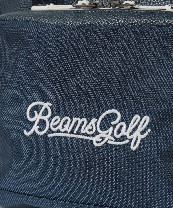 BEAMS GOLF（ビームス ゴルフ）スクリプトロゴ ネイビー カートバッグ