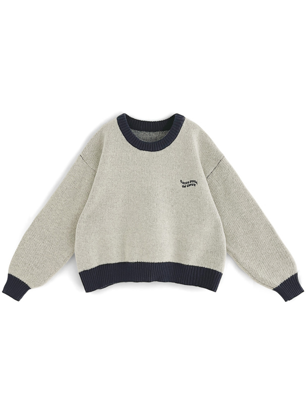 バックハートジャガードニットトップス[cc58] | レディース