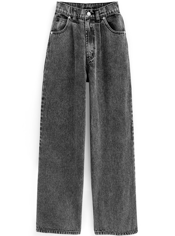 タックデニムワイドパンツ[cu530] | レディースファッション通販の