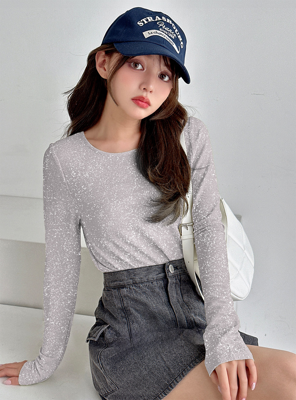 ラメカットトップス[ask31] | レディースファッション通販のグレイル