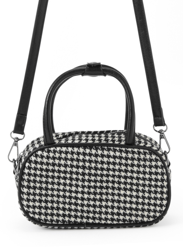 2Way千鳥柄ボストンバッグ[at2385] | レディースファッション通販の