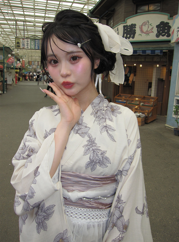 3点セット2Way花柄セパレート浴衣[gi1405] | レディースファッション