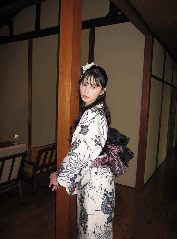 菊浴衣セット[gi1528] | レディースファッション通販のグレイル(GRL