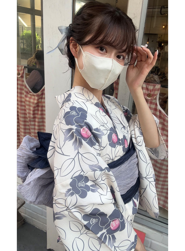 椿浴衣セット[gi1520] | レディースファッション通販のグレイル(GRL