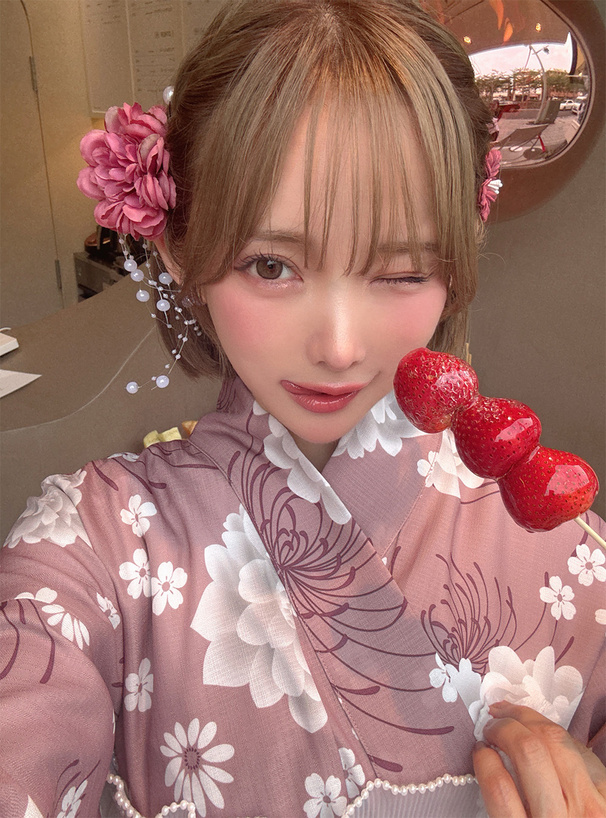 花柄浴衣セット[gi1523] | レディースファッション通販のグレイル(GRL