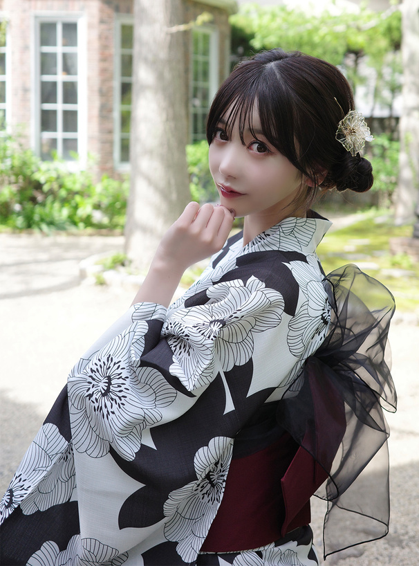 花柄2部式浴衣セット[gi1611] | レディースファッション通販のグレイル