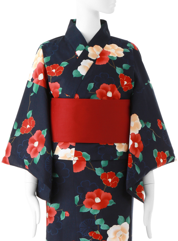 古典ツバキ浴衣セット[gi1003] | レディースファッション通販の