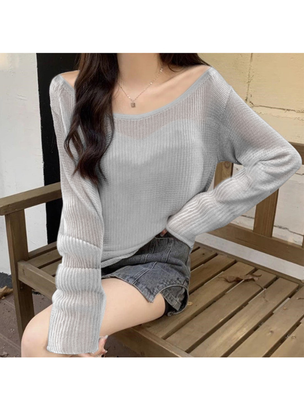 シアーニットトップス[dr698] | レディースファッション通販のグレイル