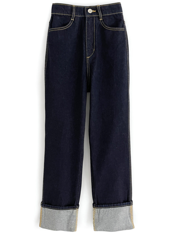 ロールアップデニムパンツ[fo1842] | レディースファッション通販の