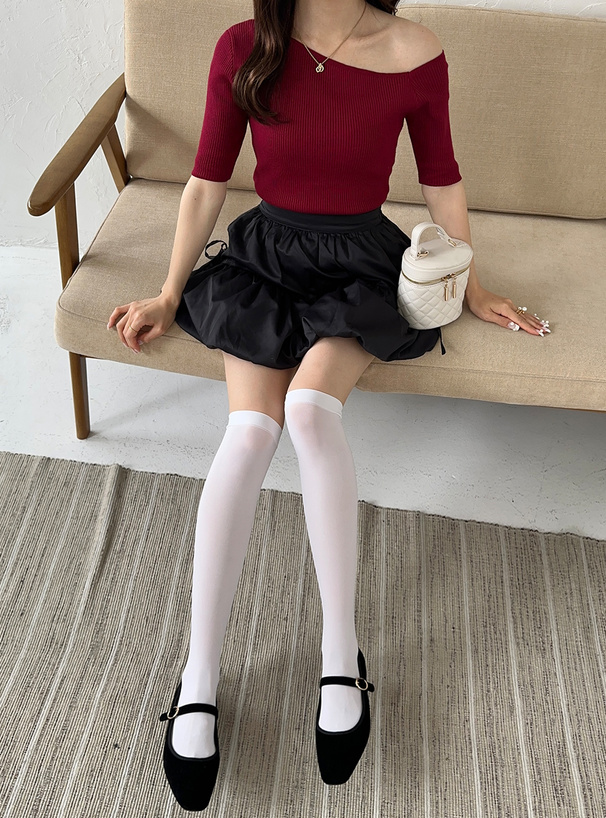 スクエアトゥスエードバレエシューズ[fa056] | レディースファッション