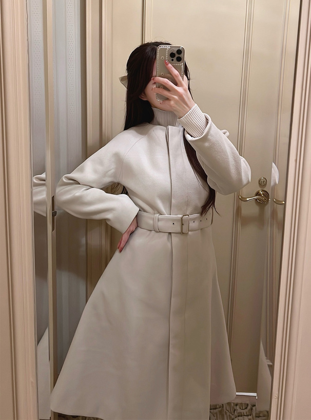 マルチWayケープベルトファーフレアコート[kz572] | レディース