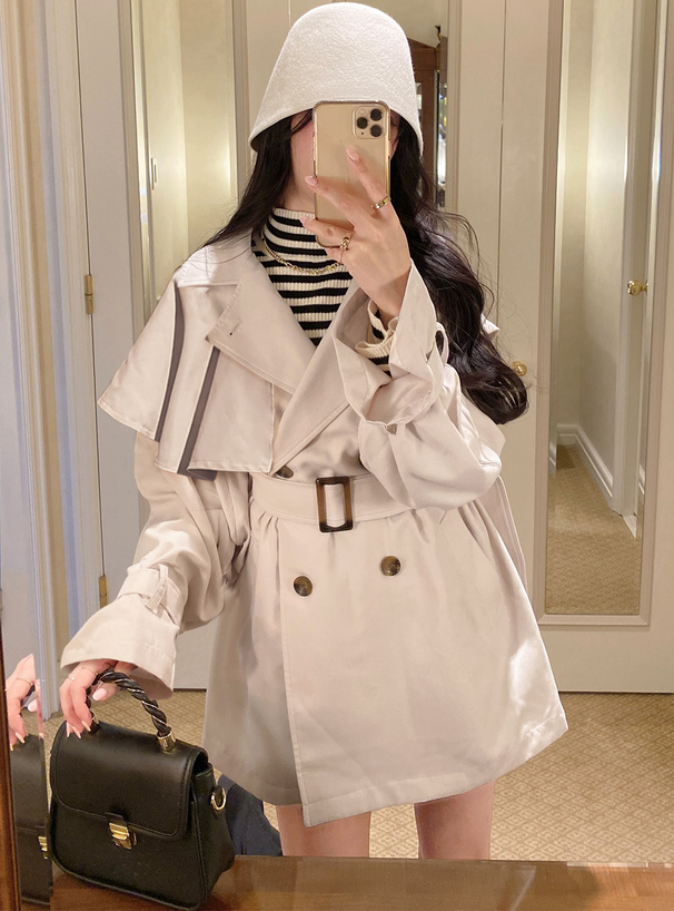 マルチWayケープカラーベルト付きトレンチコート[on155] | レディース