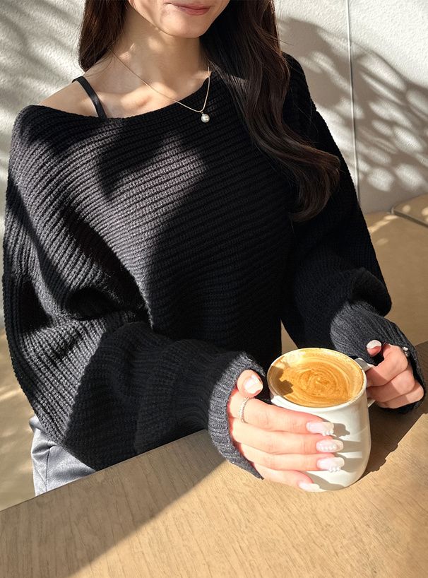 ニットトップスXマーメイドキャミワンピースセットアップ[lt68